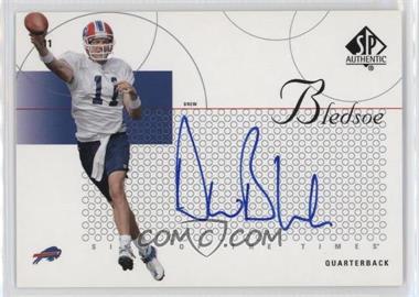 2002 SP Authentic - Sign of the Times #ST-DB - Drew Bledsoe