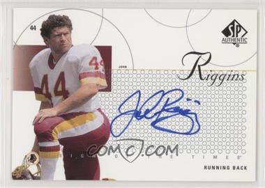 2002 SP Authentic - Sign of the Times #ST-JR - John Riggins