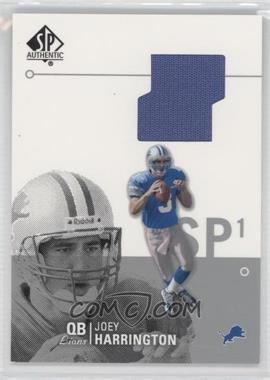 2002 SP Authentic - Threads #AT1-JH - Joey Harrington