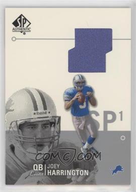 2002 SP Authentic - Threads #AT1-JH - Joey Harrington