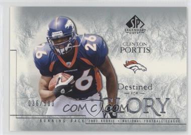 2002 SP Legendary Cuts - [Base] #127 - Destined for Glory - Clinton Portis /500