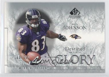 2002 SP Legendary Cuts - [Base] #146 - Destined for Glory - Ron Johnson /500