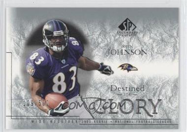 2002 SP Legendary Cuts - [Base] #146 - Destined for Glory - Ron Johnson /500
