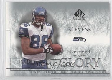 2002 SP Legendary Cuts - [Base] #173 - Destined for Glory - Jerramy Stevens /1100