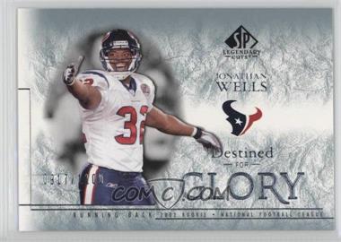 2002 SP Legendary Cuts - [Base] #177 - Destined for Glory - Jonathan Wells /1100