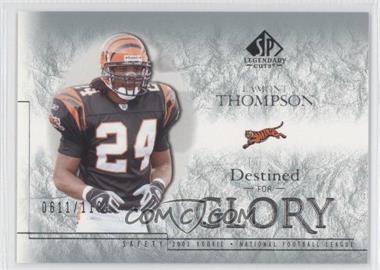 2002 SP Legendary Cuts - [Base] #184 - Destined for Glory - Lamont Thompson /1100