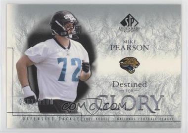 2002 SP Legendary Cuts - [Base] #190 - Destined for Glory - Mike Pearson /1100
