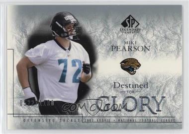 2002 SP Legendary Cuts - [Base] #190 - Destined for Glory - Mike Pearson /1100