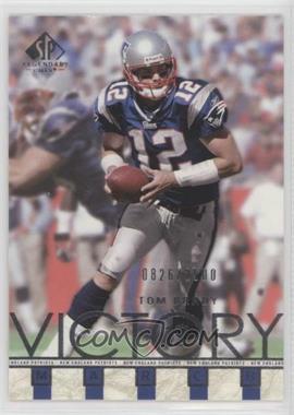 2002 SP Legendary Cuts - [Base] #91 - Victory - Tom Brady /2500