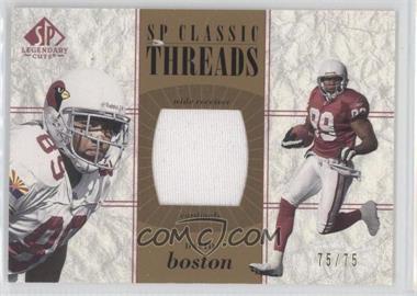 2002 SP Legendary Cuts - SP Classic Threads - Gold #CC-BO - David Boston /75