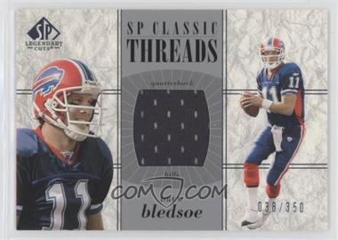 2002 SP Legendary Cuts - SP Classic Threads #CC-DB - Drew Bledsoe /350