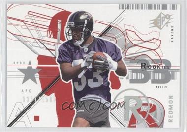 2002 SPx - [Base] #101 - Tellis Redmon /1500