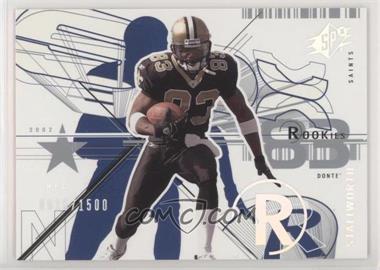 2002 SPx - [Base] #127 - Donte Stallworth /1500