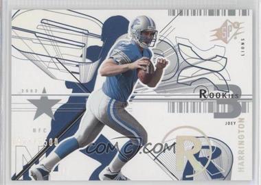 2002 SPx - [Base] #129 - Joey Harrington /1500