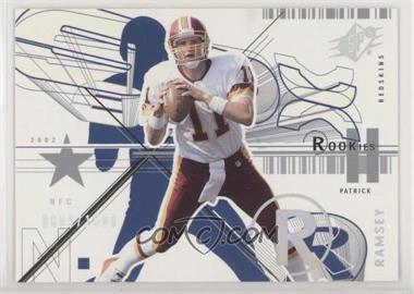 2002 SPx - [Base] #132 - Patrick Ramsey /1500