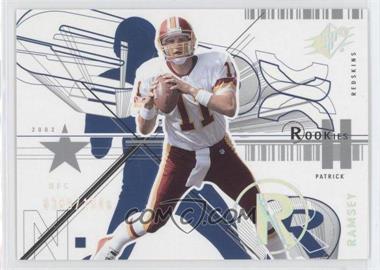 2002 SPx - [Base] #132 - Patrick Ramsey /1500