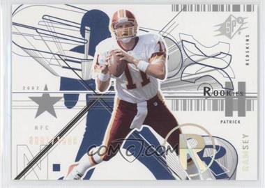 2002 SPx - [Base] #132 - Patrick Ramsey /1500