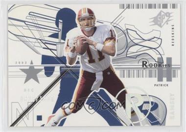 2002 SPx - [Base] #132 - Patrick Ramsey /1500