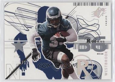 2002 SPx - [Base] #133 - Brian Westbrook /1500