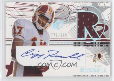 2002 SPx - [Base] #161 - Rookie Stars - Cliff Russell /999