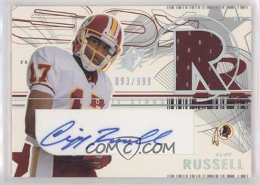 2002 SPx - [Base] #161 - Rookie Stars - Cliff Russell /999