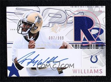 2002 SPx - [Base] #173 - Rookie Stars - Ricky Williams /999