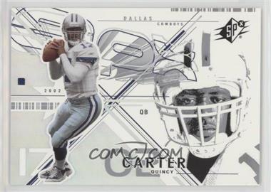 2002 SPx - [Base] #47 - Quincy Carter