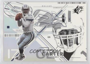 2002 SPx - [Base] #47 - Quincy Carter