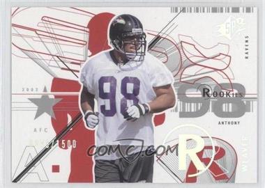 2002 SPx - [Base] #97 - Anthony Weaver /1500