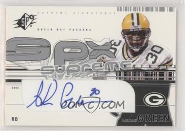 2002 SPx - Supreme Signatures #SS-AG - Ahman Green