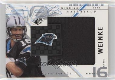 2002 SPx - Winning Materials #WM-CW - Chris Weinke