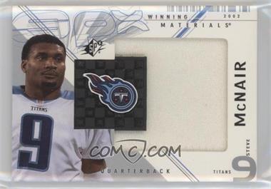 2002 SPx - Winning Materials #WM-SM - Steve McNair