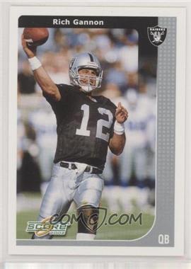 2002 Score - [Base] - National Convention Embossing #164 - Rich Gannon