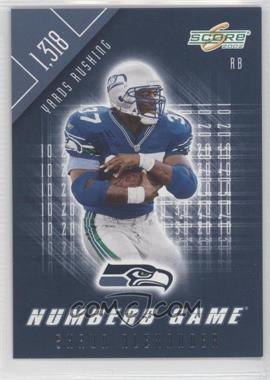 2002 Score - Numbers Game #NG-15 - Shaun Alexander /1318