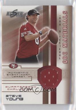 2002 Score - QBC Materials #11 - Steve Young