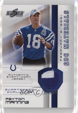 2002 Score - QBC Materials #4 - Peyton Manning