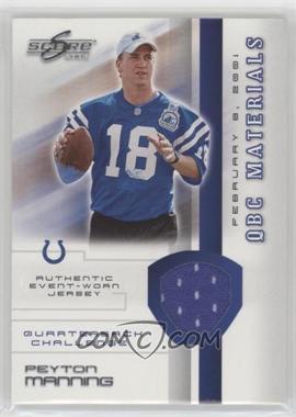 2002 Score - QBC Materials #4 - Peyton Manning