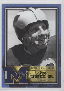 2002 TK Legacy Michigan Wolverines - Lettermen #L12 - Don Dufek