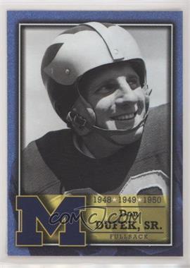 2002 TK Legacy Michigan Wolverines - Lettermen #L12 - Don Dufek