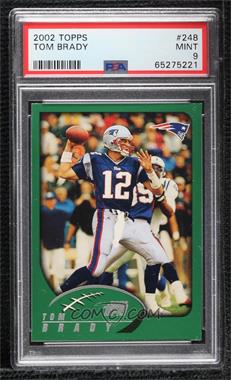 2002 Topps - [Base] #248 - Tom Brady [PSA 9 MINT]