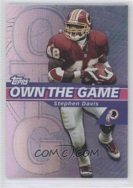 2002 Topps - Own the Game #OG11 - Stephen Davis