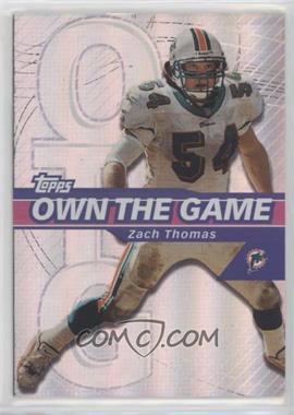 2002 Topps - Own the Game #OG28 - Zach Thomas