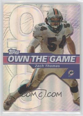 2002 Topps - Own the Game #OG28 - Zach Thomas