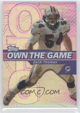 2002 Topps - Own the Game #OG28 - Zach Thomas