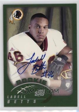 2002 Topps - Rookie Premiere Autographs #RP-LB - Ladell Betts