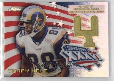 2002 Topps - Super Bowl Goal Post Relic #SBG8 - Torry Holt