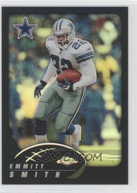 2002 Topps Chrome - [Base] - Black Refractor #108 - Emmitt Smith /599