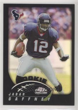 2002 Topps Chrome - [Base] - Black Refractor #215 - Jabar Gaffney /100