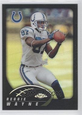 2002 Topps Chrome - [Base] - Black Refractor #63 - Reggie Wayne /599