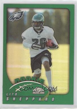 2002 Topps Chrome - [Base] #183 - Rookie Refractor - Lito Sheppard
